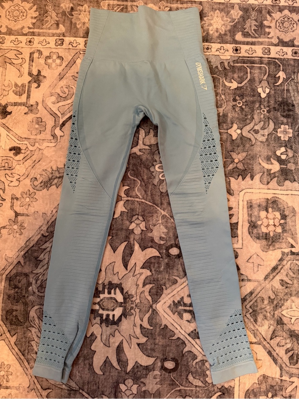 Gymshark Seamless High-Waist Leggings - Light Blue